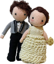 Load image into Gallery viewer, One and Only Crochet Wedding Couple Dolls